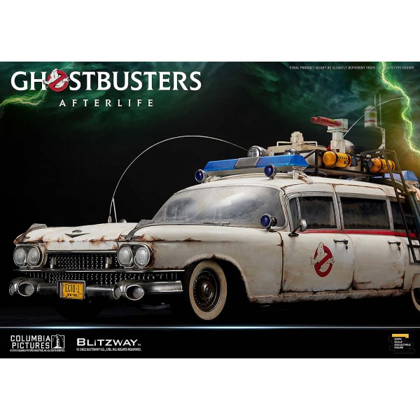 blitzway ghostbusters afterlife ecto 1 16 scale vehicle white