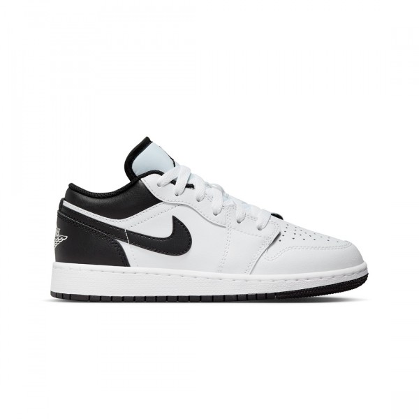 Nike white/black Air Jordans, 1.5 big kid