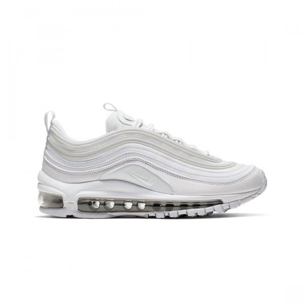 nike big kids air max 97 white white metallic silver
