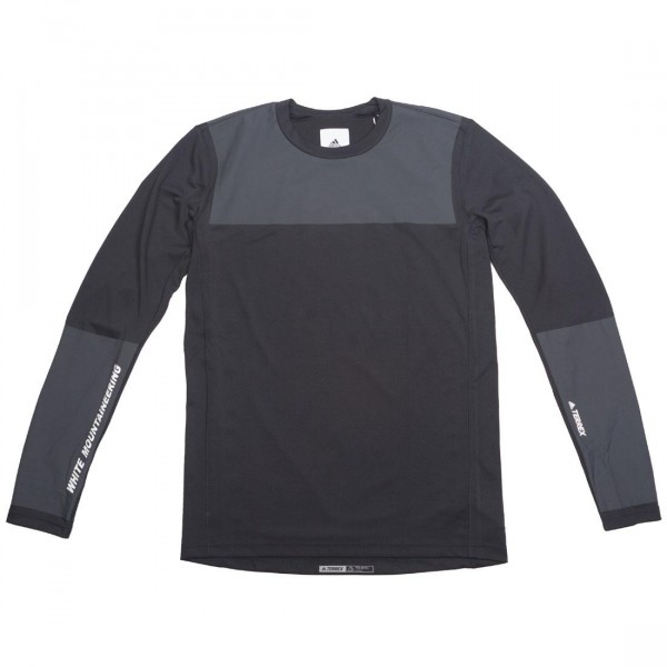Adidas x White Mountaineering Men WM Agravic Bonded Long Sleeve Tee black