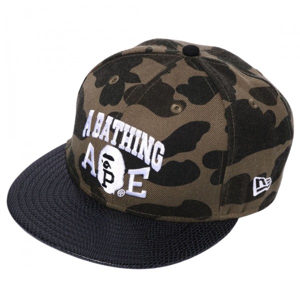 A Bathing Ape 1st Camo New Era 9 Fifty Cap green