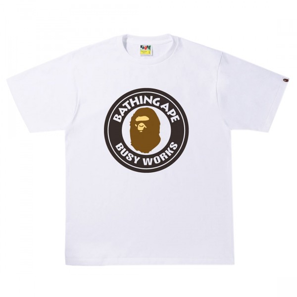 値段が激安 Busy Men Ape Bathing A Works white Tee トップス