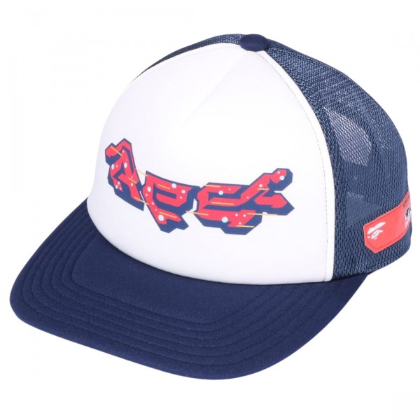 A Bathing Ape Logo Mesh Cap navy
