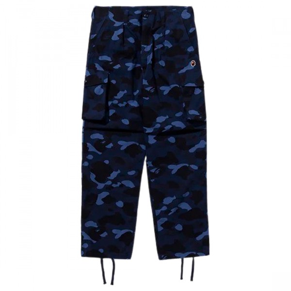 A Bathing Ape Men Color Camo 6 Pocket Pants navy