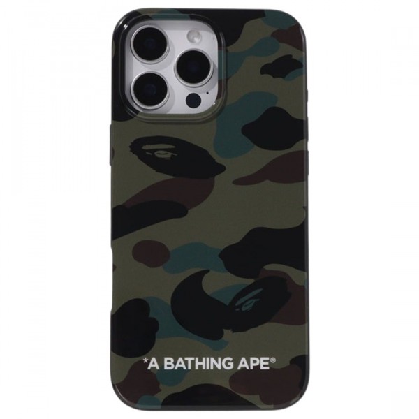 A Bathing Ape 1st Camo iPhone 16 Pro Max Case green
