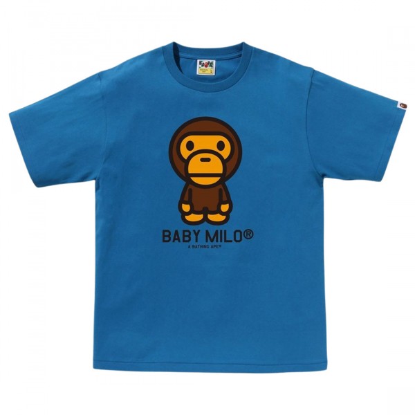 A Bathing Ape Men Baby Milo Tee blue