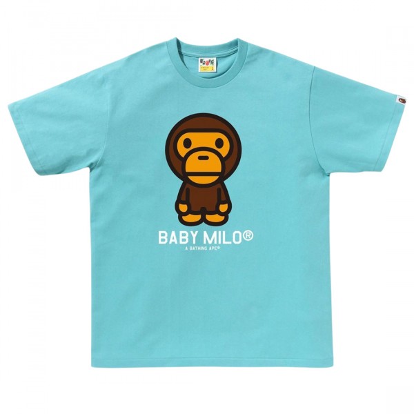 A Bathing Ape Men Baby Milo Tee blue