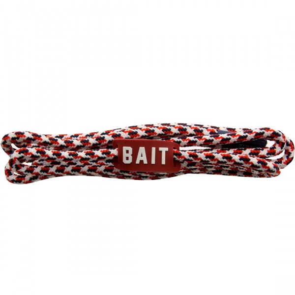 BAIT USA Premium Rope Shoelaces red white blue