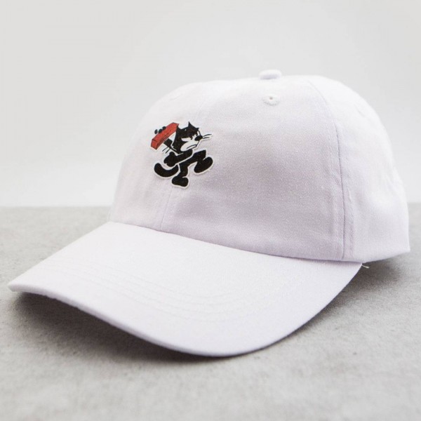 ストライプ柄キャップ B刺繍 Felix ストライプ柄キャップ B刺繍 Felix