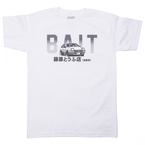 BAIT x Initial D Men BAIT Logo Design Tee white