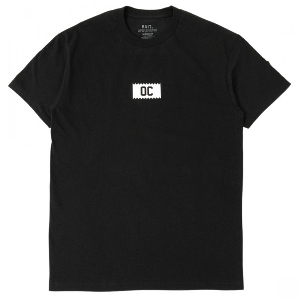 BAIT Orange Men Logo Tee black