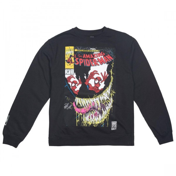 T - Gelbes T-Shirt mit großem Logo - Shirt Simple Dome Goblin Dome Men  Amazing Spiderman #346 Crew Sweater black
