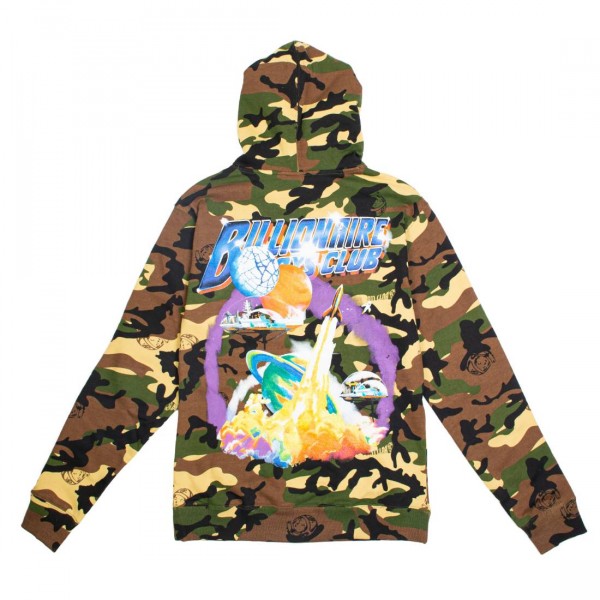 Billionaire Boys Club Men Crafts Hoody brown camo cocoon
