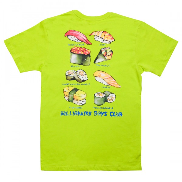 billionaire boys club men spicy mayo tee yellow sulpher spring