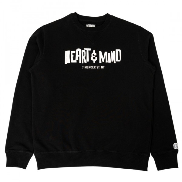 Billionaire Boys Club Men Heart and Mind Crewneck Sweater black