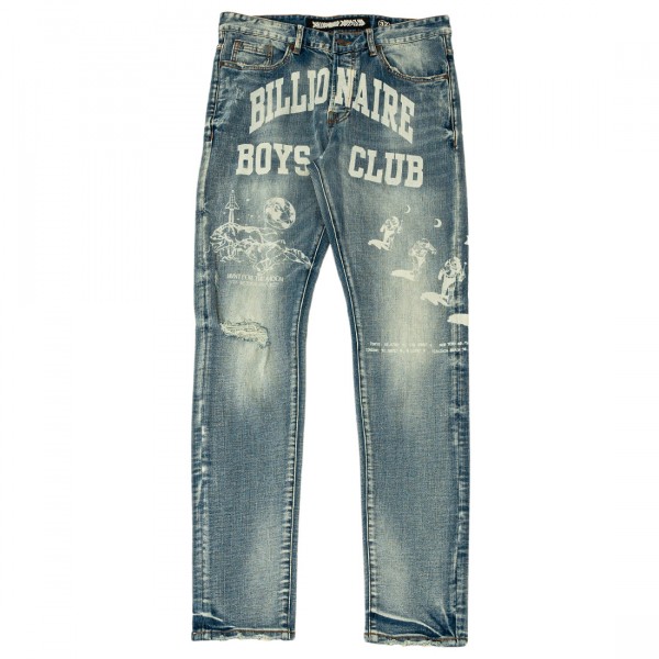 Billionaire Boys Club Men Trek Jeans blue halo