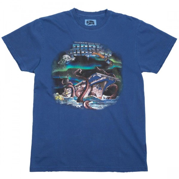 Billionaire Boys Club Men Dark Aurora Knit Tee (blue)