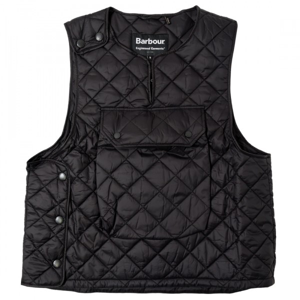 Barbour x Engineered Garments Men Pop Quilted Vest black