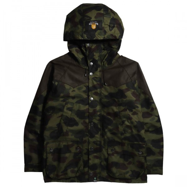 Barbour × BAPE® BEDALE SNOWBOARD JACKET Barbour Barbour x Bape Camo Bedale Snowboard Jacket Multi