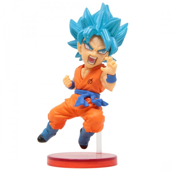 Banpresto Dragon Ball Super World Collectable Figure Battle Of Saiyans   - 27 Super Saiyan God Super Saiyan Son Goku blue