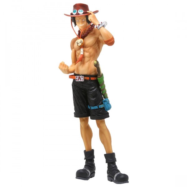 Banpresto One Piece 20th History Masterlise Portgas D. Ace Figure tan