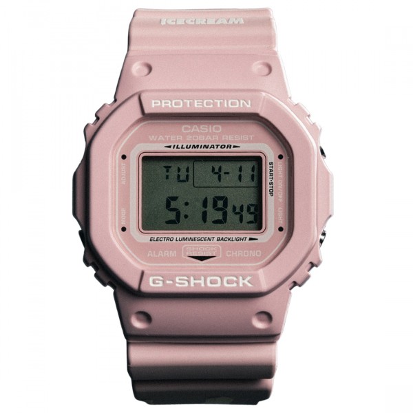 Icecream x G Shock Watch in Pink