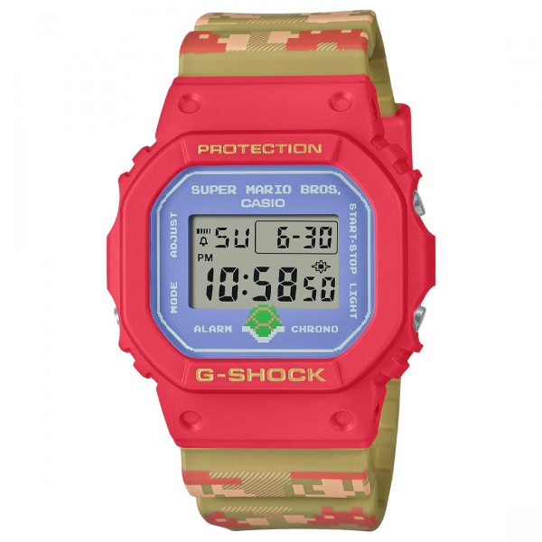 G-Shock Watches x Mario DW5600SMB-4 Watch red