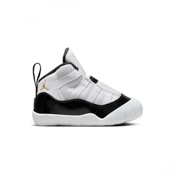 jordan infants jordan 11 white metallic gold black