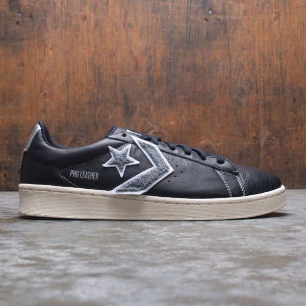 Converse Men Pro Leather Ox (black / silver / egret)
