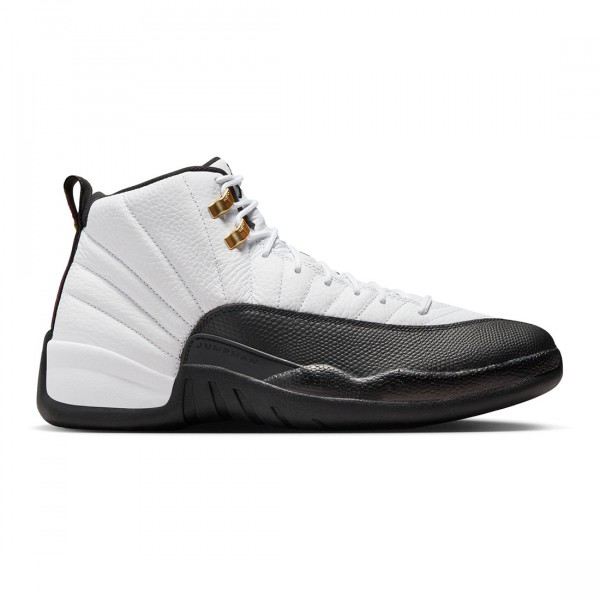 jordan men air jordan 12 retro white black taxi