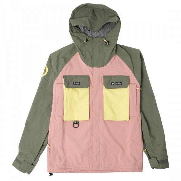 BAIT x Columbia Sportswear Men Jacket green pink zest