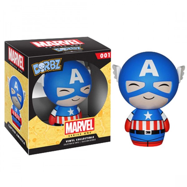 Dorbz キャップテンアメリカ funko　限定　激レア Funko Dorbz Marvel Captain America blue