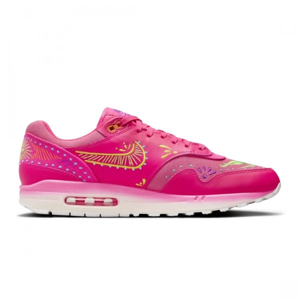 nike men air max 1 prm hyper pink sail opti yellow green strike