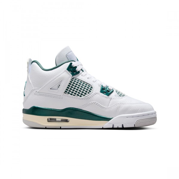 jordan big kids air jordan 4 retro gs white oxidized green