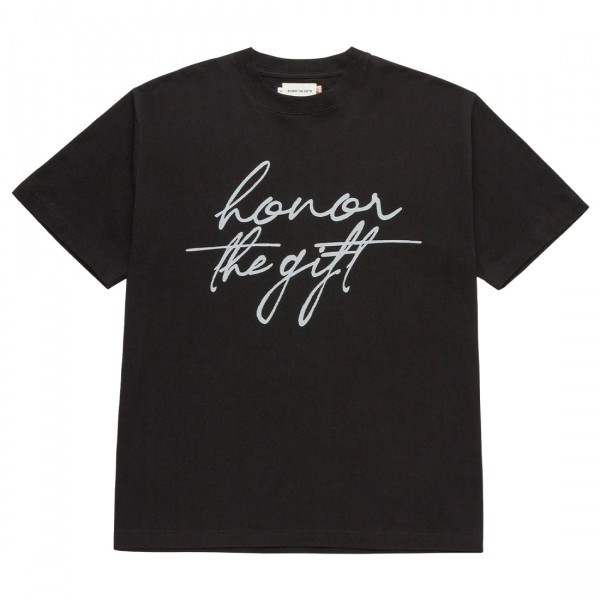 トップス HONOR THE GIFT HTG PATTERN L/S BLACK HONOR THE GIFT HTG PATTERN L/S BLACK（オナー ザ ギフト HTG