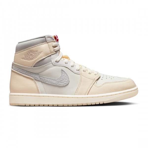 jordan men air jordan 1 retro high og sail university red pale ivory