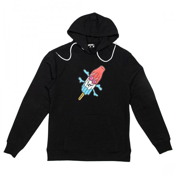 Ice Cream グラフィックプルオーバースウェットシャツ ブラック ik4012301blk.jpg