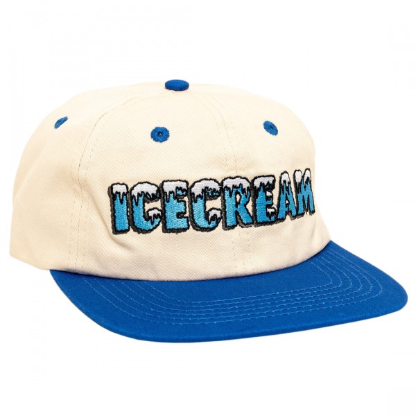 Ice Cream Icicle Panel Hat white