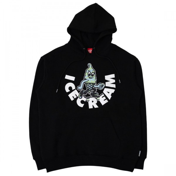 Ice Cream Men Skate More Hoodie black