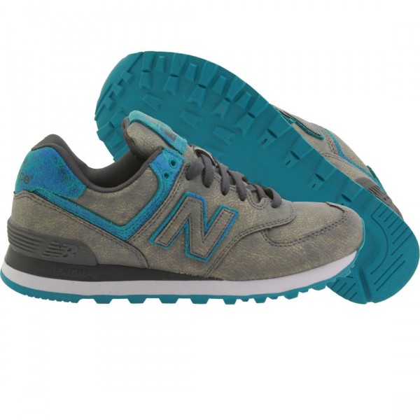 New Balance Women 574 Mineral Glow WL574MGC gray blue
