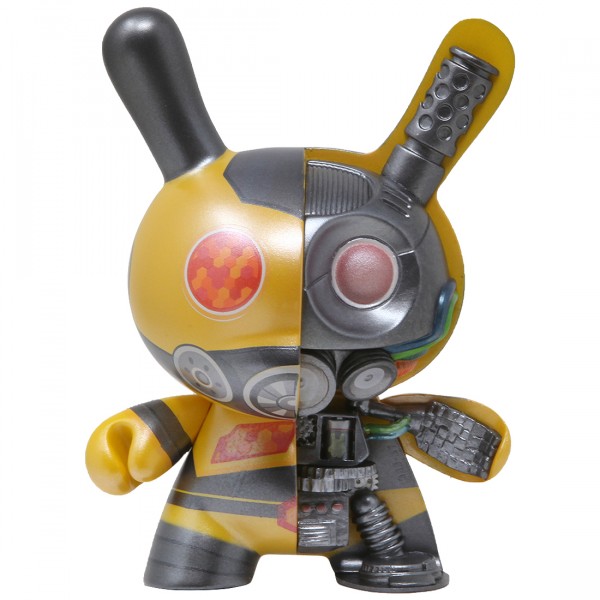 Kidrobot Dolly Oblong Dairobo B 5 Inch Dunny Figure yellow