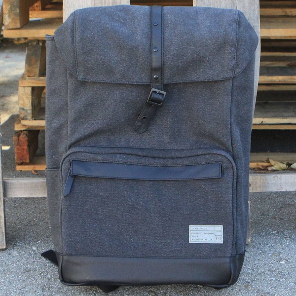 Hex Coast Backpack gray charcoal canvas