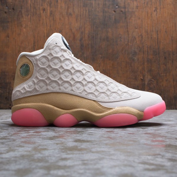 Air Jordan 13 ホワイト/ゴールド/ピンク jordan men air jordan 13 retro 'chinese new year' pale ivory