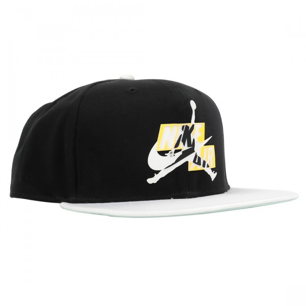 jordan men jordan jumpmans classics pro snapback cap black white