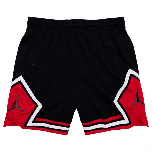 jordan women jordan essential diamond shorts black university red