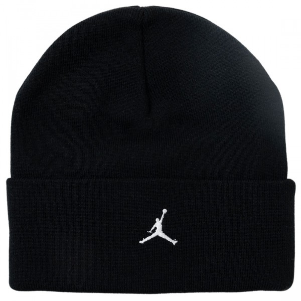 jordan unisex jordan peak essential beanie black white
