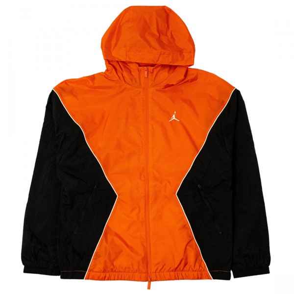jordan men jordan brooklyn hooded draft jacket starfish black sail