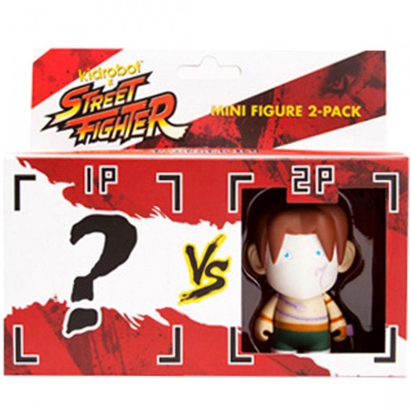 Kidrobot x Street Fighter Vega Mini Figure 2 Pack - 1 Blind Box