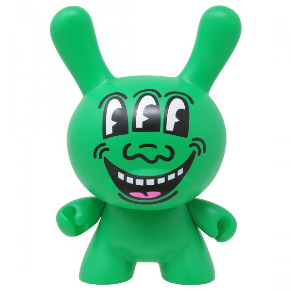 kidrobot x keith haring 8 inch masterpiece dunny three eyed