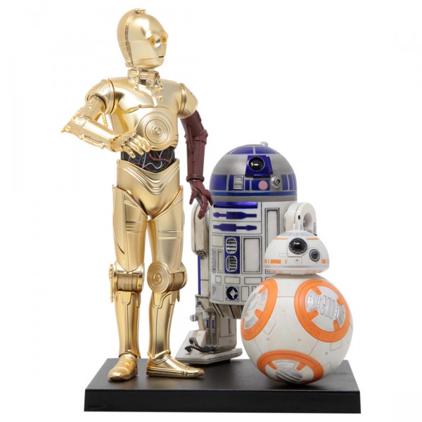 De vreemdeling Schande overhead Kotobukiya ARTFX+ Star Wars The Force Awakens R2-D2 And C-3PO With BB-8  Statue white